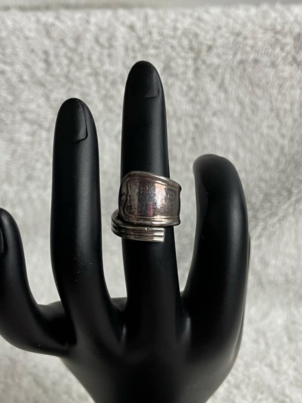 Vintage Oneida Hotel Silver-Plated Spoon Ring